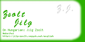 zsolt jilg business card